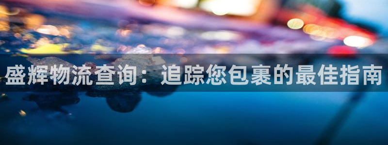 28圈预测加拿大师准：盛辉物流查询：